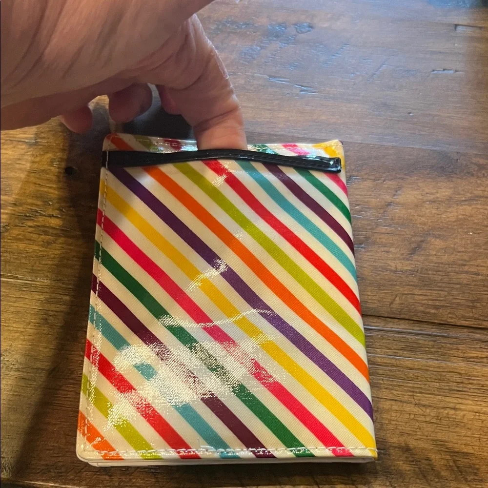 Kate Spade New York Daycation Rainbow Striped passport holder - Picture 6 of 7
